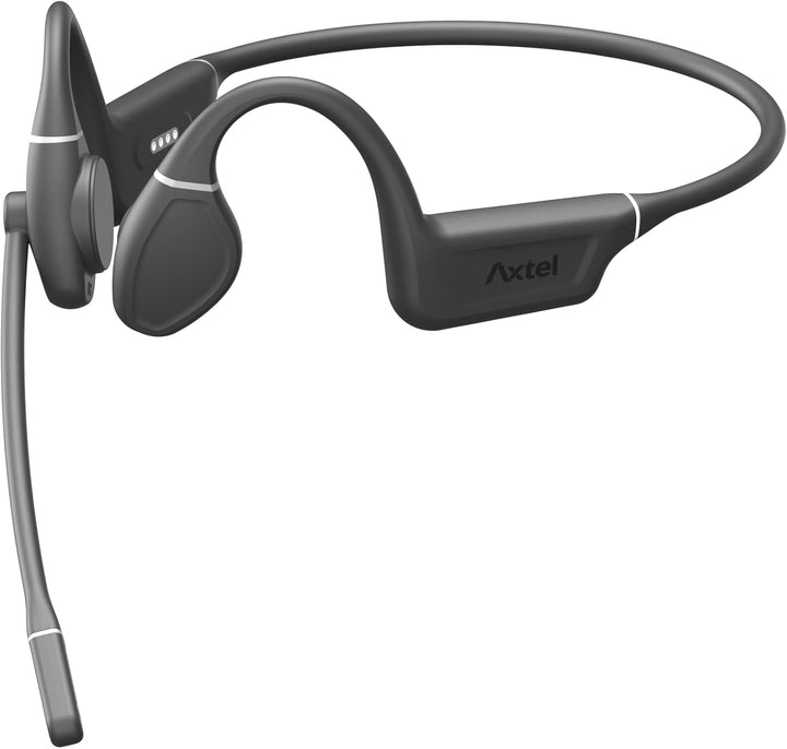 Aura Pro Bone Conduction Bluetooth Headset, Open-Ear Awareness, ENC Noise Reduction Microphone, Dual