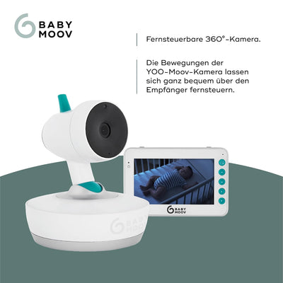 Babymoov Babyphone YOO-Moov - 360 Grad Kamera mit Fernsteuerung, 4,3", Babyphone YOO-Moov