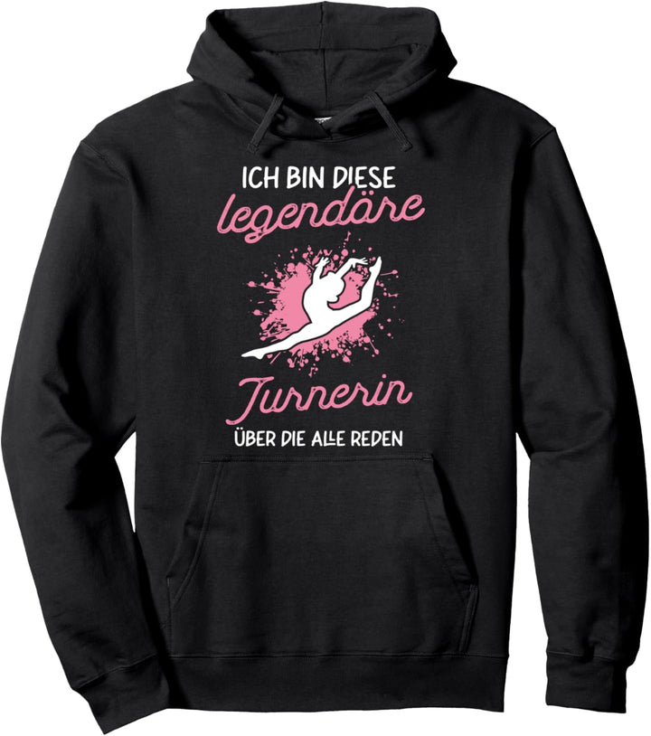 Gymnastik Akrobatik Turnen Turnerin Pullover Hoodie