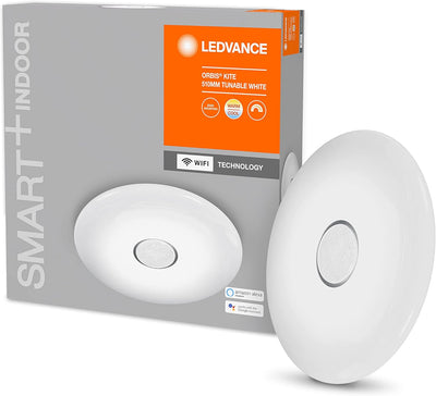 Ledvance Smarte LED Wand-und Deckenleuchte für Innen mit WiFi Technologie, Lichtfarbe änderbar (3000