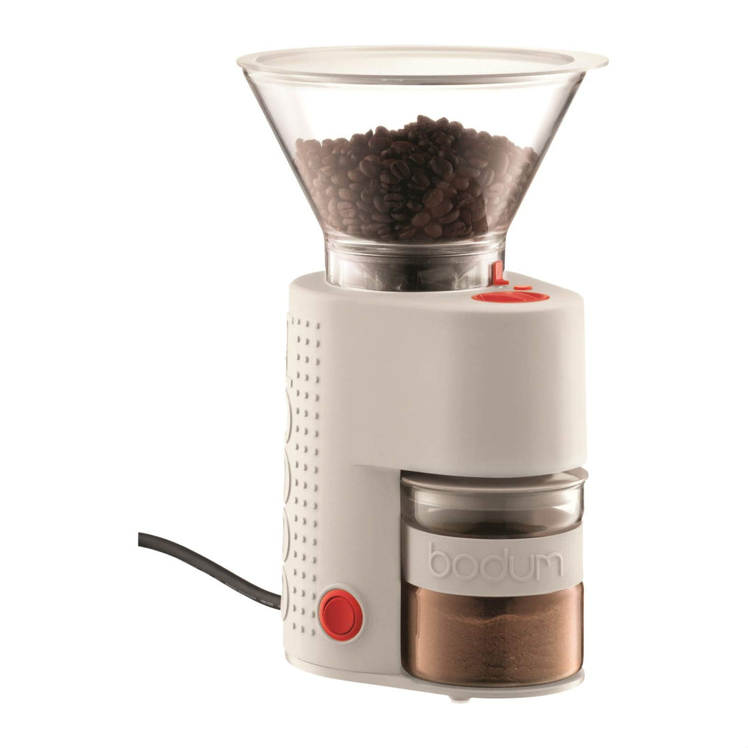 Bodum 10903-913EURO-3 BISTRO Kaffeemühle, Edelstahl, weiss, Weiss