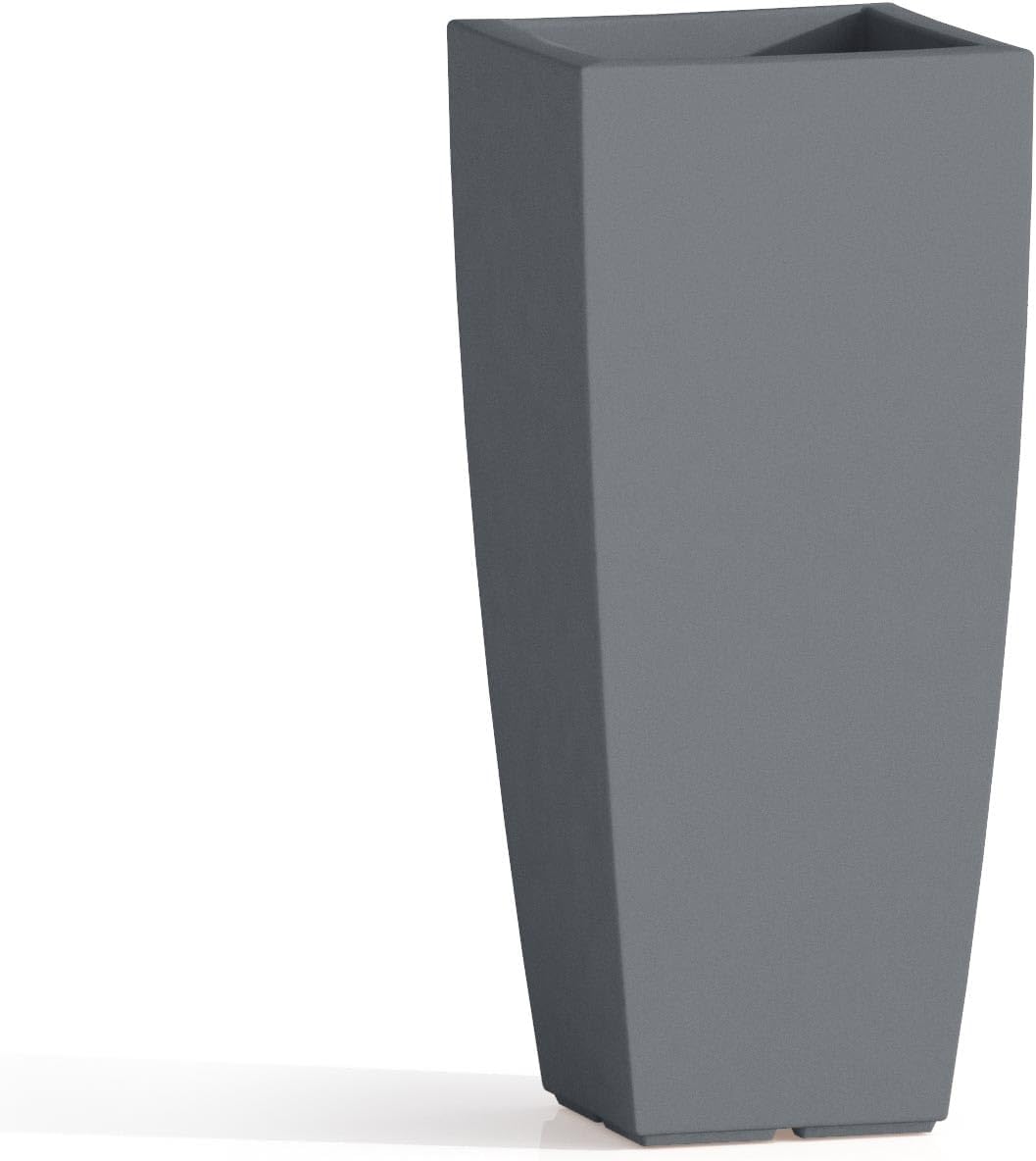 Square Top Grau – 39 x 39 cm – Höhe 90 cm. cm 33 x 33  - H 90 cm.. Grau, cm 33 x 33  - H 90 cm.. Gra