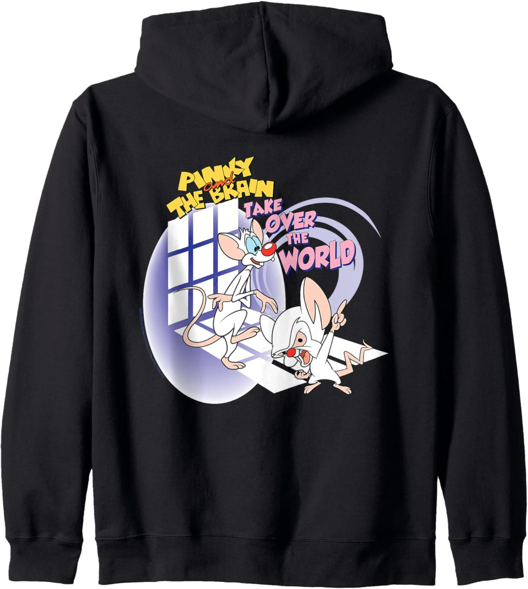 Animaniacs Pinky and the Brain Take Over the World Kapuzenjacke