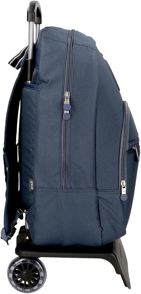 Enso Basic Rucksack mit Trolley Blau 32x46x15 cms Polyester für 15,6"-Laptop 22.1L Blau Rucksack + T