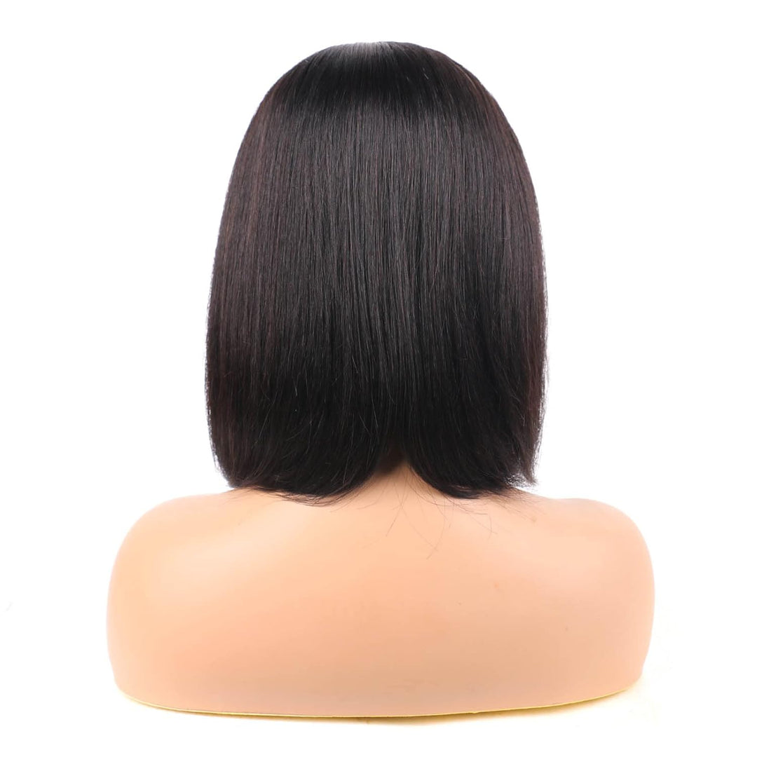 Huarisi 9a Headband Wigs Bob Human Hair 12 Inch Straight Bob Brazilian Wig Short Remy Hair Wigs Blun