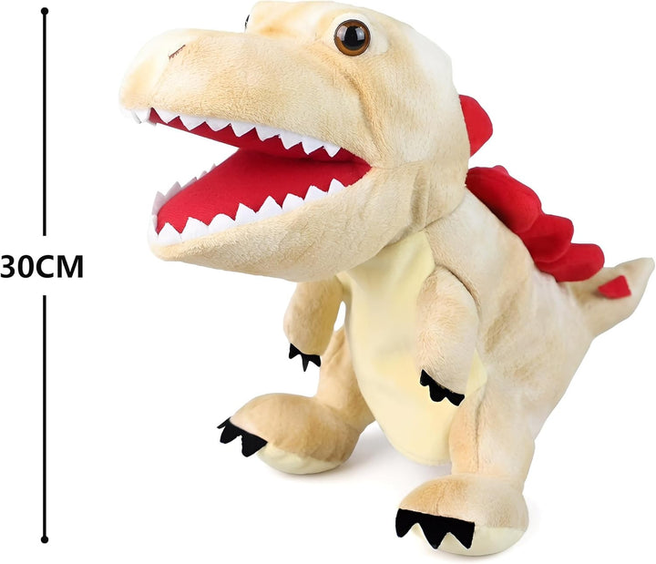 LOMTRATS Dinosaurier-Handpuppen für Kinder, Kleinkind enthält Triceratops und Tyrannosaurus Rex mit