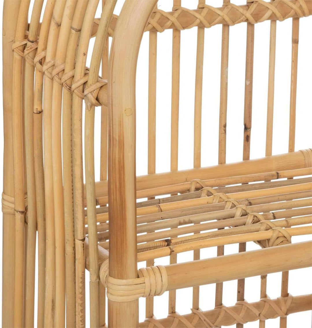 Kinderbuchregal - Rattan - H76 cm - Beige - Atmosphera créateur d'intérieur