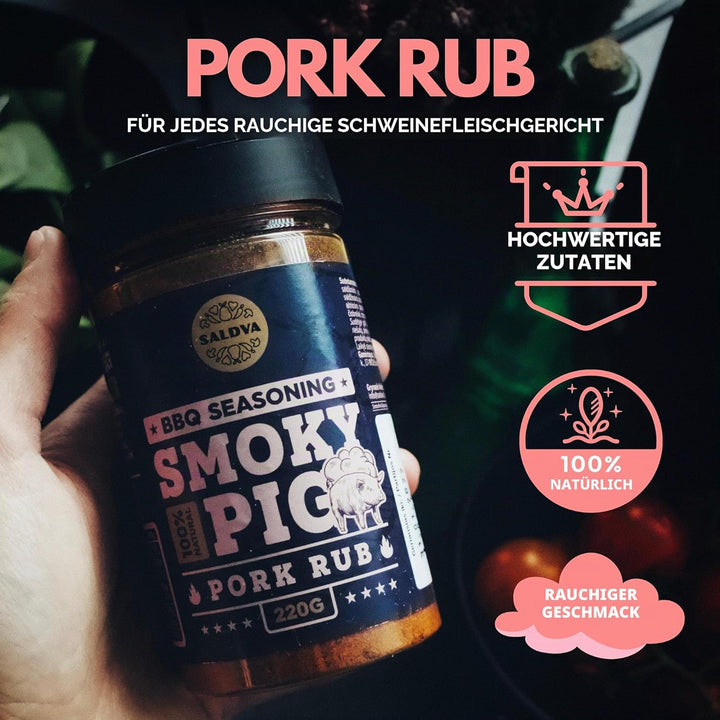 Klassische Auswahl an Premium BBQ Gewürzen – Holy Cow, Angel’s Wings, Smoky Pig, Ultimate Rub | Pack