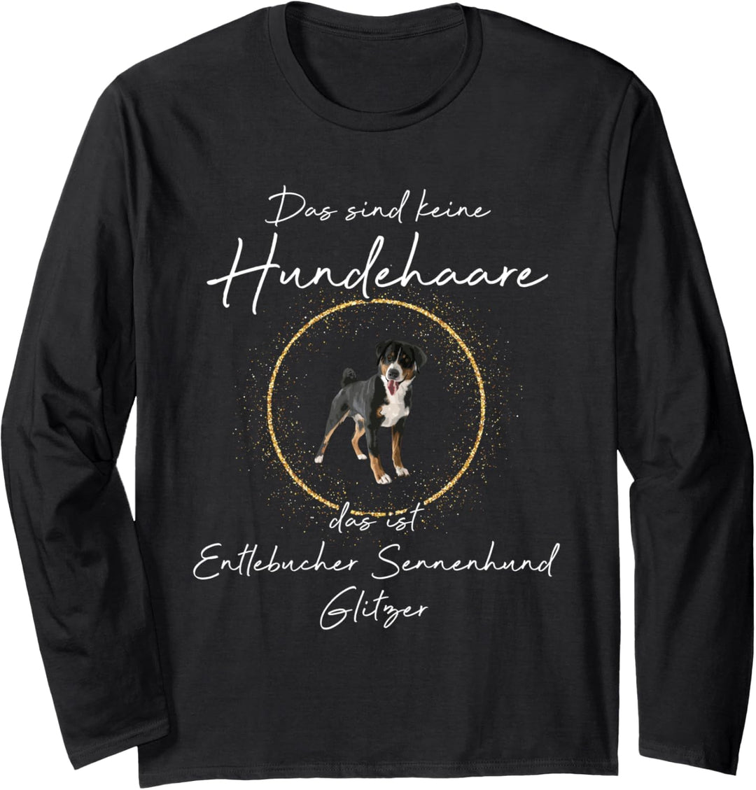 Entlebucher Sennenhund Glitzer Hunde Hundemama Pfote Langarmshirt