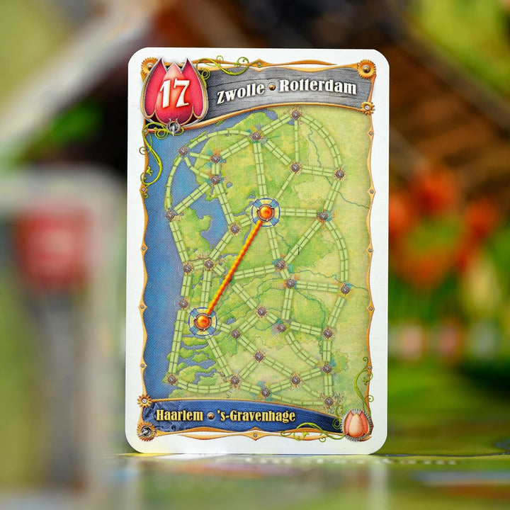Days of Wonder | Zug um Zug – Niederlande | Map-Erweiterung | Familienspiel | Brettspiel | 2-5 Spiel