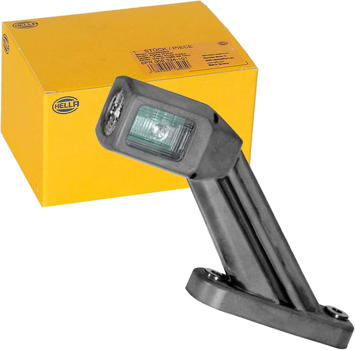 HELLA - Umrissleuchte - LED - 12/24V - Lichtscheibenfarbe: gelb/rot/weiss - Kabel: 500mm - Stecker: