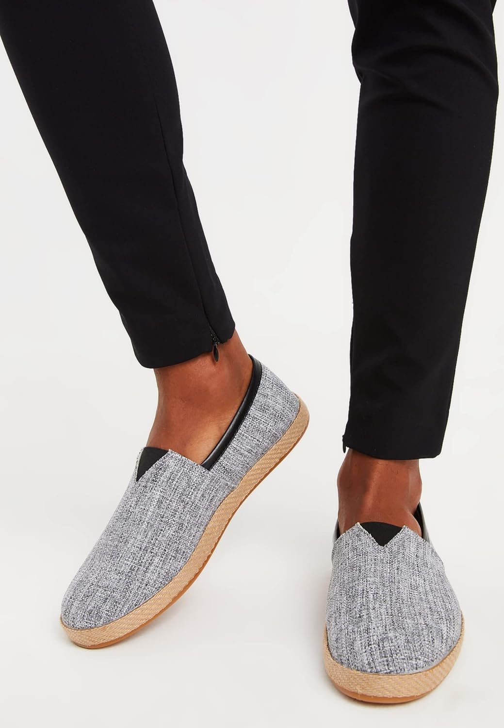 Leif Nelson Herren Espadrilles Schuhe weisse Freizeitschuhe Sommer Männer Sommerschuhe Jungen Slippe
