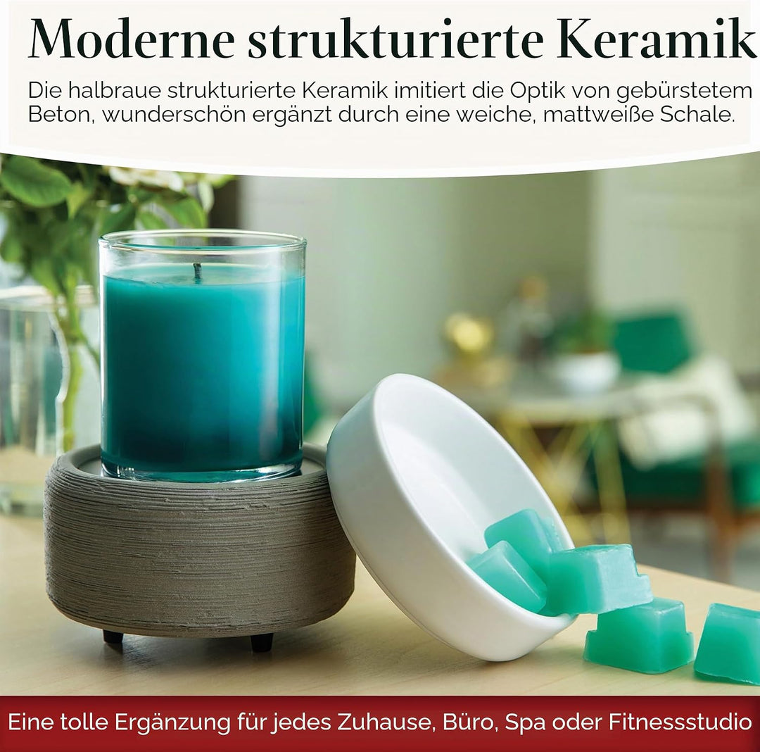 Candle Warmers Etc 2-in-1 Kerzen- und Duftwärmer zum Erwärmen von Duftkerzen oder Wachsschmelzen und