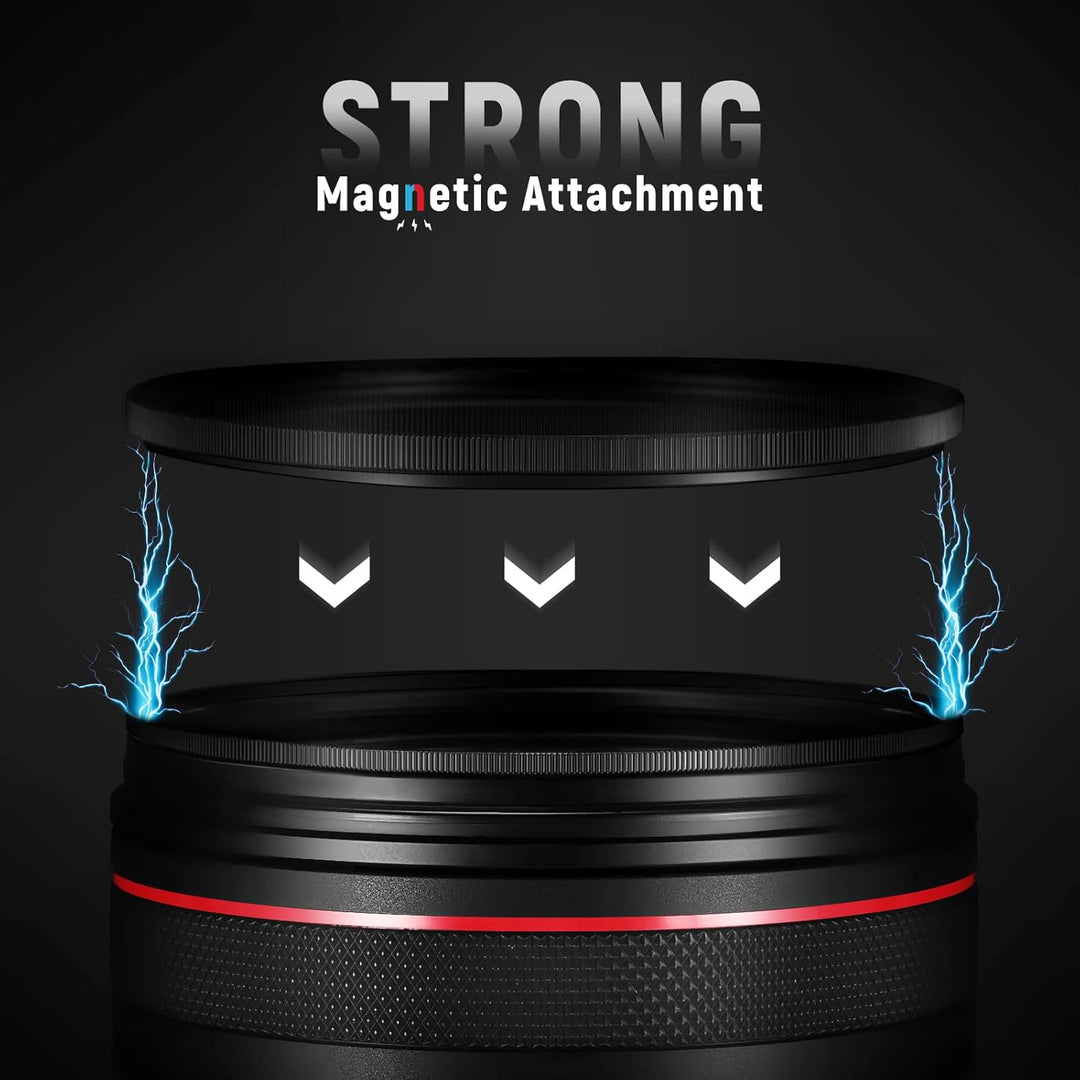 NEEWER 49mm 4 in 1 Magnetisches ND Filter Set mit Graufilter ND1000 Filter +MCUV+CPL+Adapterring 42