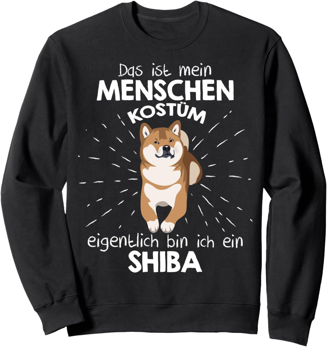 Mein Menschen Kostüm Bin ich ein Shiba, Halloween Outfit Sweatshirt