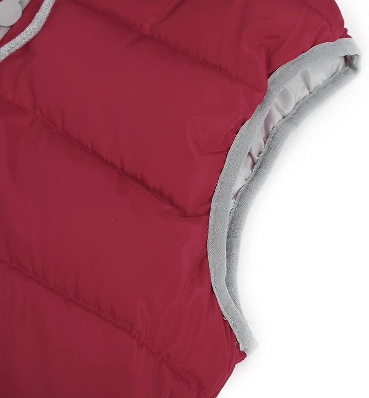 YOUTHUP West Damen Steppweste mit Kapuze Leicht Winterweste Freizeit Outdoor Ärmellos Jacke Gilet Bo