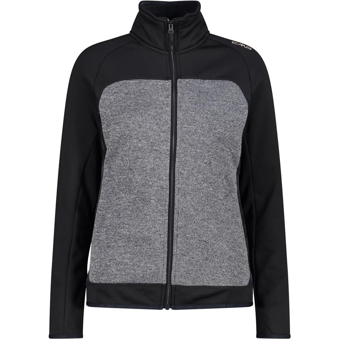 CMP Damen Jacke Fleecejacke Fleecepullover, anthrazit