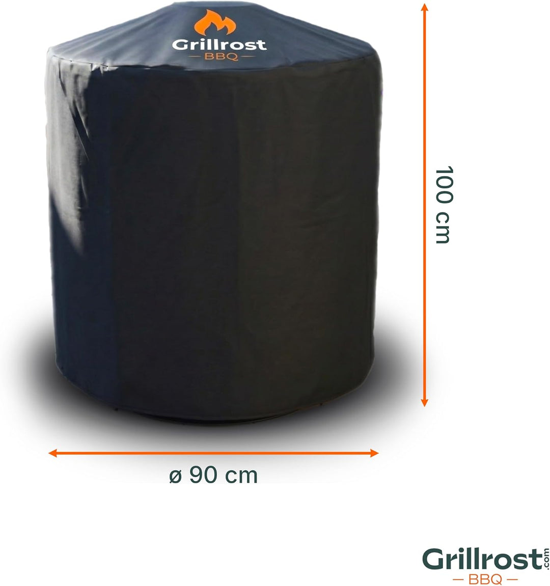 Grillrost.com Das Original 90er Abdeckhaube für den Feuerplattengrill &amp; alle Feuerplatten mit 90cm D