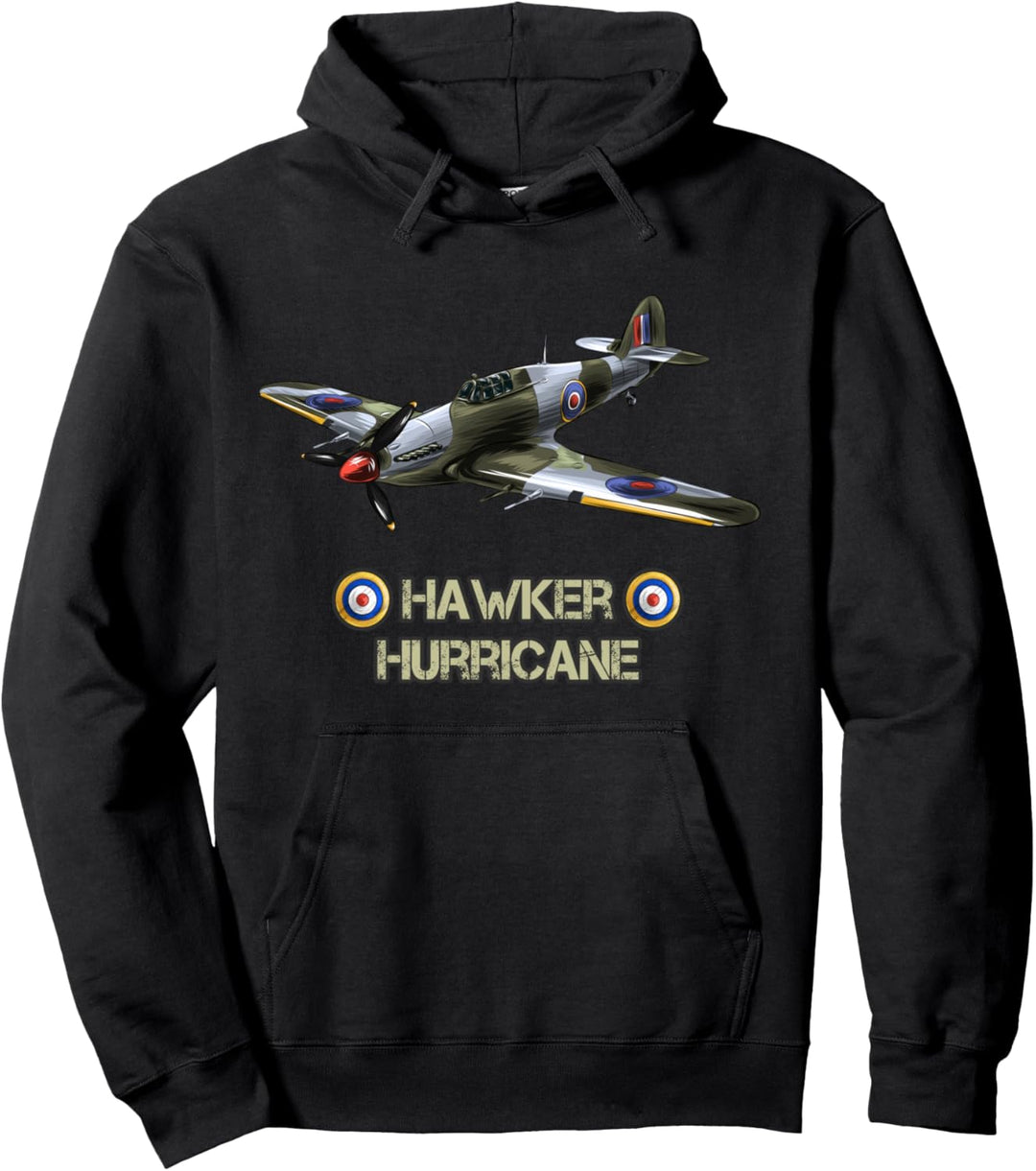 Britische Hawker Hurricane aus dem 2. Weltkrieg Pullover Hoodie