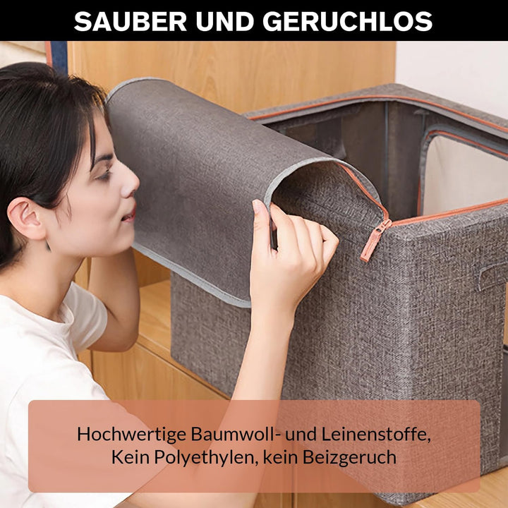Grosse Kleideraufbewahrungstaschen, Schrank-Organizer und Aufbewahrung, faltbare Box aus Oxford-Stof