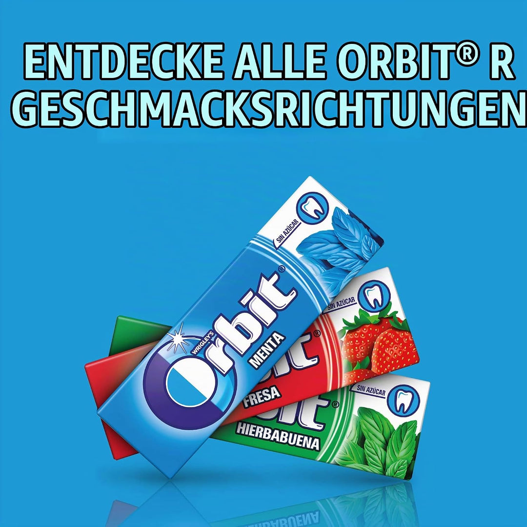 ORBIT OHNE ZUCKER KAUGUMMIS MINT