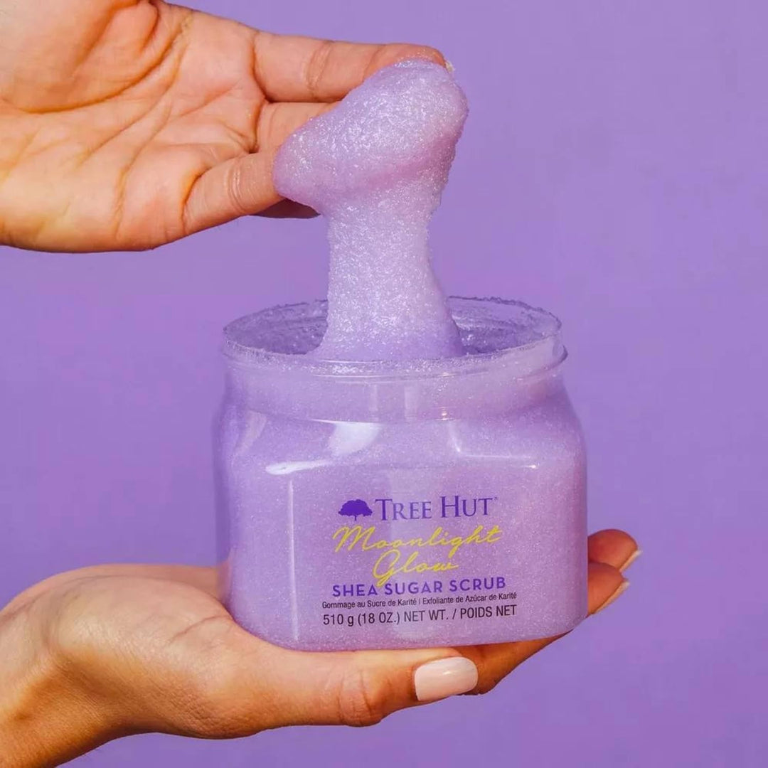 Tree Hut Moonlight Glow Balancing Shea Sugar Scrub Body + Being – 470 g, 45 g (1 Stück)
