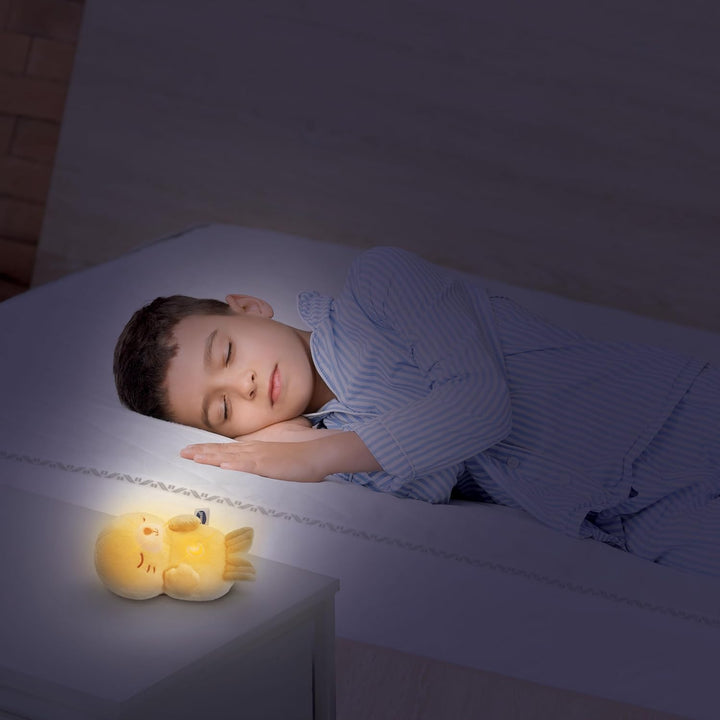 VTech -Baby Nachtlicht, interaktiver Plüsch, Spielzeug für Babys ab 0 Monaten, Leuchtknopf mit beruh
