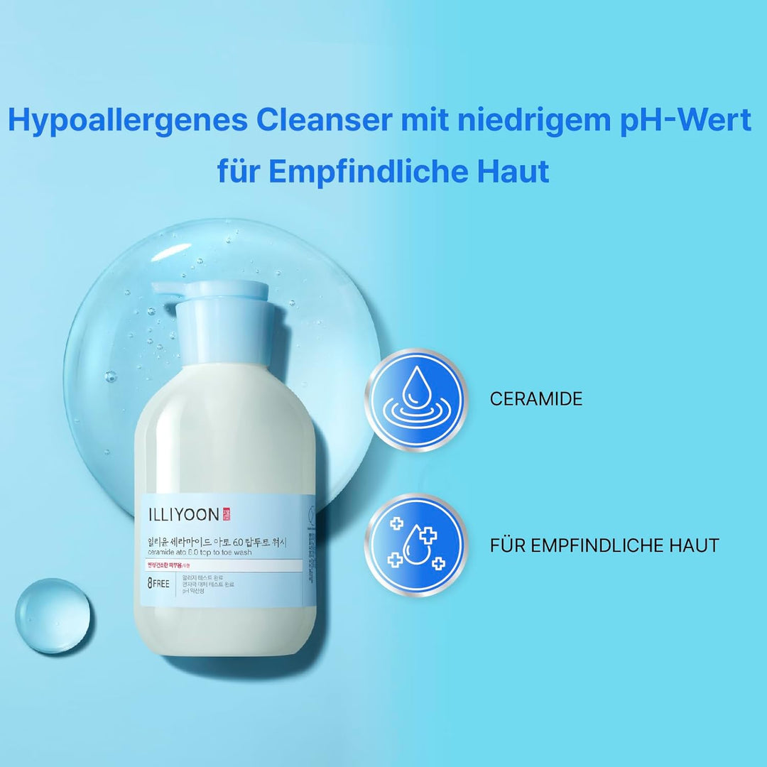 ILLIYOON Ceramide Ato 6.0 Top To Toe Wash 500ml
