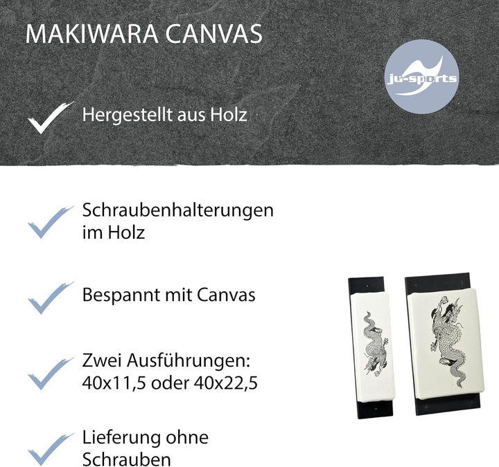 Ju-Sports Makiwara Canvas Schlagpolster Kampfsport 1 STK I Traditionelles Trainingsgerät im Budospor