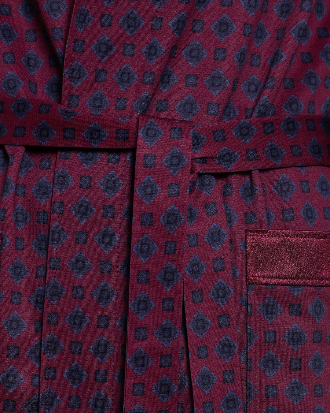 Herren Morgenmantel - Revise Brais RE-502 - Dünn und leicht M Burgund Rot – 31, M Burgund Rot &amp;