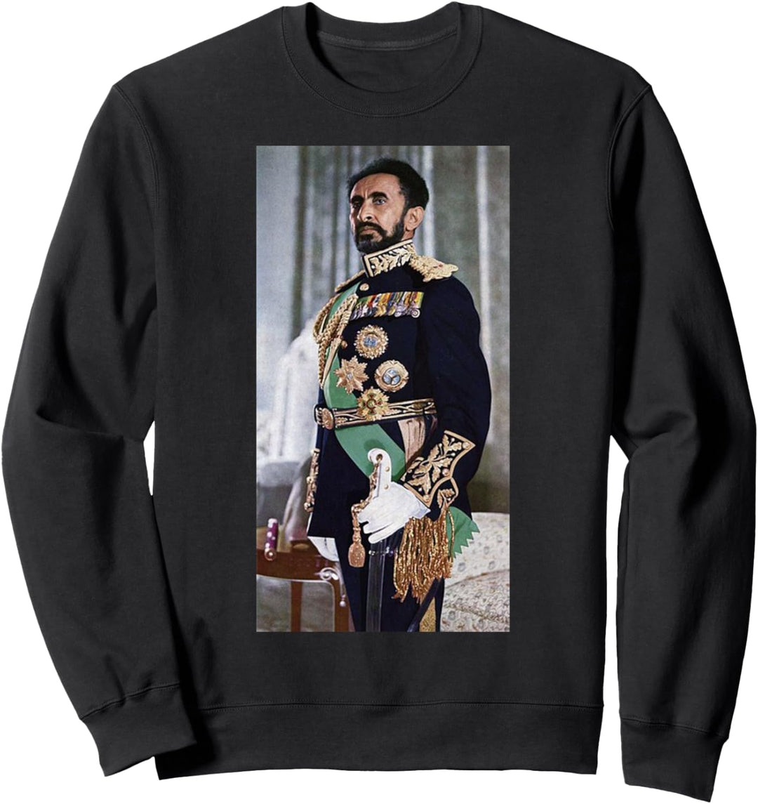 Emperor Haile Selassie Ethiopian Emperor Selassie Ethiopia Sweatshirt