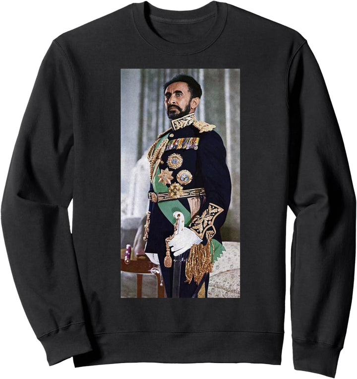 Emperor Haile Selassie Ethiopian Emperor Selassie Ethiopia Sweatshirt