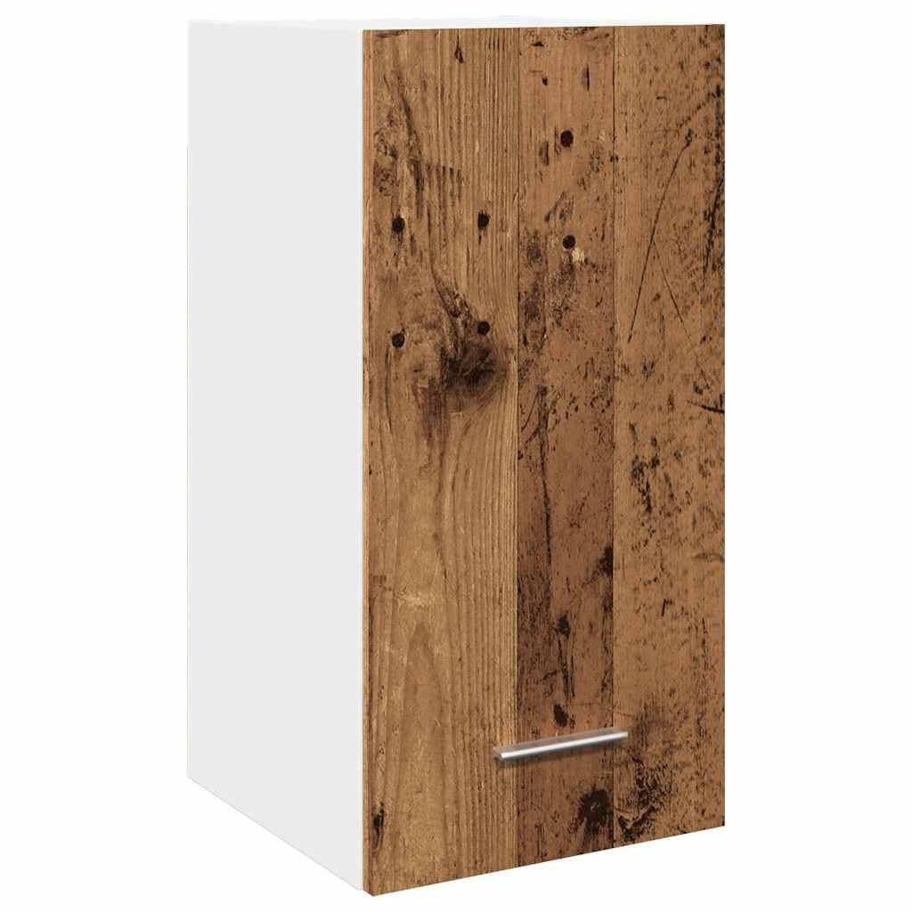 vidaXL Hängeschrank Lyon Altholz-Optik 30x31x60 cm Holzwerkstoff, Küche Schrank, Einbauküche, Küchen