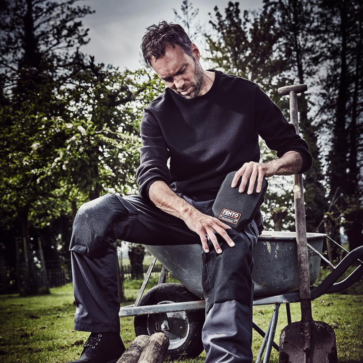 FENTO POCKET | Premium-Knieschoner für Profis wie Installateure, Elektriker und Landschaftsgärtner |