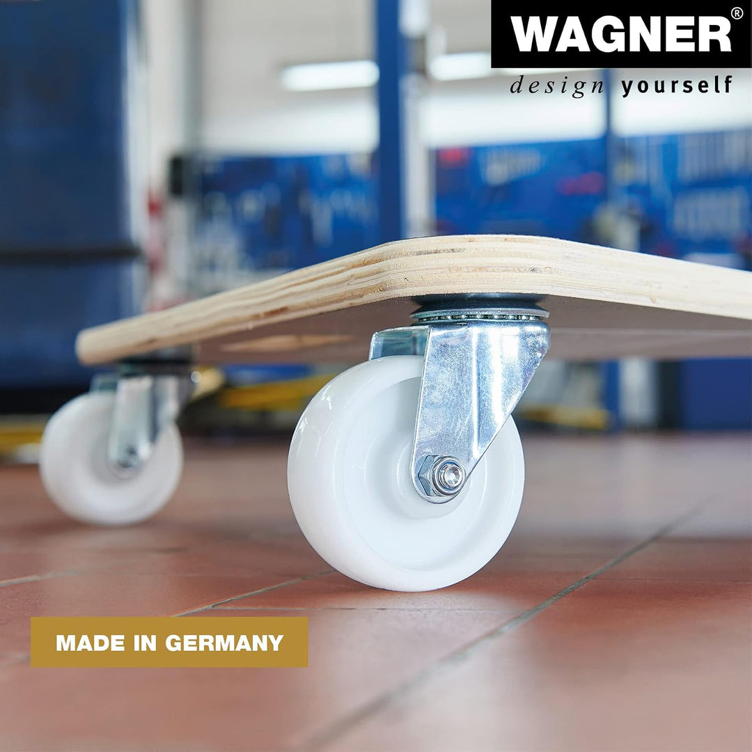 WAGNER Transporthilfe MM 1155 I 54 x 54 x 54 x 11 cm - Tragkraft 200 kg - für schwer beladene Kisten