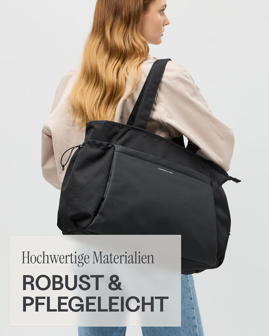 Kapten & Son Shopper Hellvi Diaper Set 25 L | Wickeltasche mit Kinderwagen- und Kofferbefestigung |
