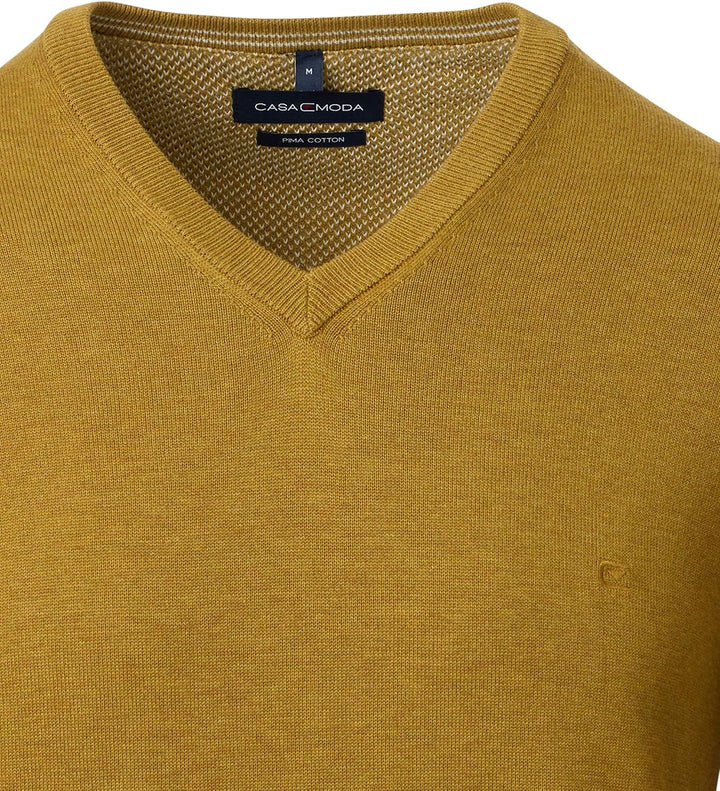 CASAMODA Herren Pullover M Senfgelb, M Senfgelb