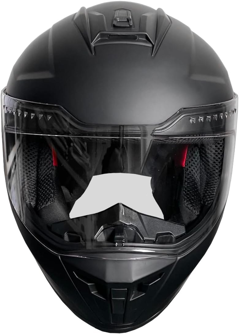 Integralhelm Helm Motorradhelm RALLOX 61 schwarz matt Grösse XL, XL