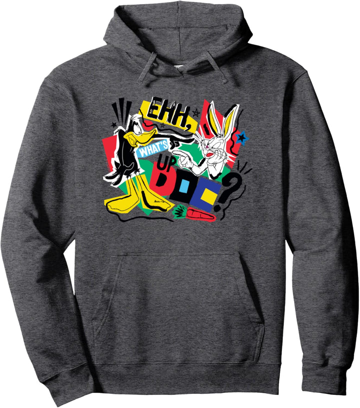 Looney Tunes Bugs Bunny Daffy What's Up Doc Pullover Hoodie