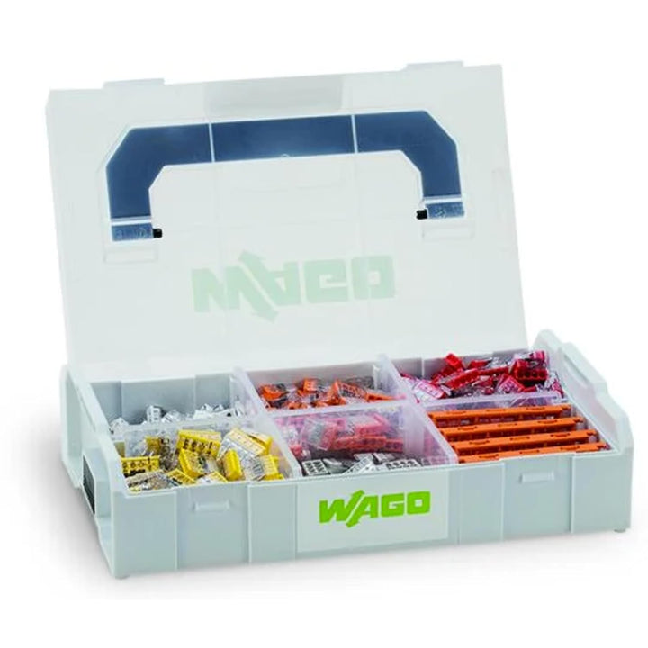 WAGO® Original-Set, L-Boxx Mini, Verbindungsdosenklemmen, 887-953 (404 Teile), Lichtgrau 887-953 Sin