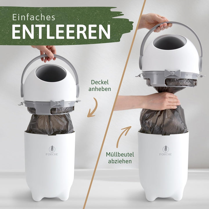 Forche® Windeleimer Baby Mülleimer Geruchsdicht Windelmülleimer ohne teure Nachfüllkassetten, perfek