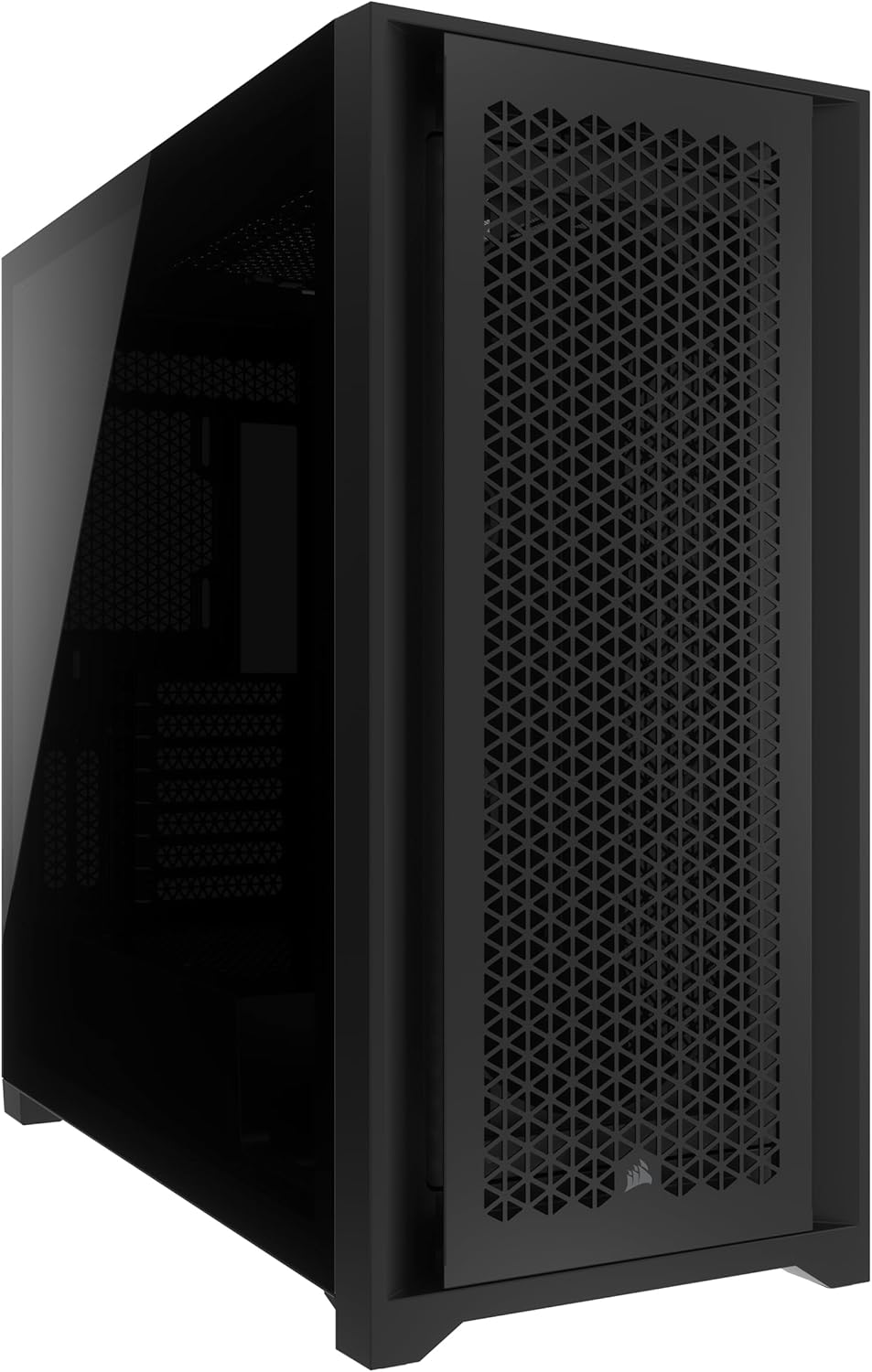CORSAIR 5000D CORE AIRFLOW Mid Tower ATX PC-Gehäuse - Ohne Lüfter - Gehärtetes Glas-Seitenteil - Des