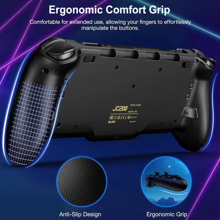 Handheld Switch Controller, Switch Controller Griffe mit 4xSpiele Karten Slots, Switch Spiele Zubehö