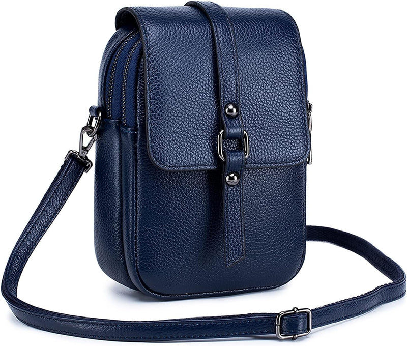 FANDARE Crossbody Tasche Damen Handy Umhängetasche Handtaschen Leder Schultertasche Frauen Handytasc