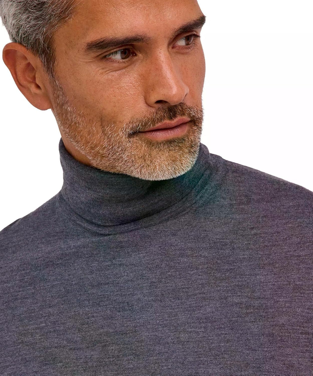 FALKE Herren Basic Roll Neck Rollkragen Pullover elegant klassisch für Business und Freizeit mit Rol
