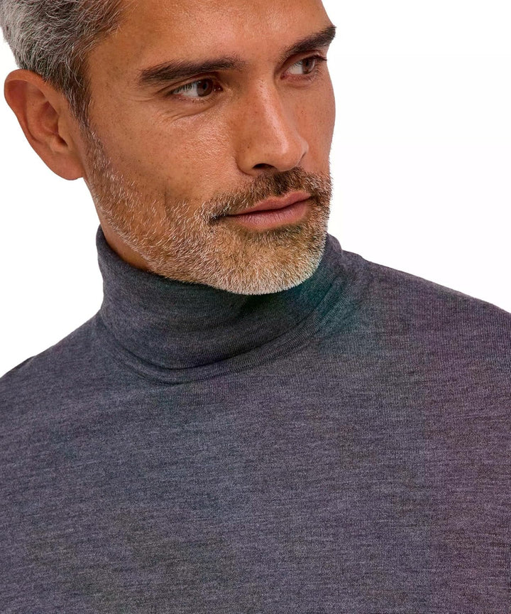 FALKE Herren Basic Roll Neck Rollkragen Pullover elegant klassisch für Business und Freizeit mit Rol