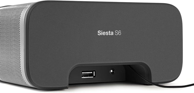 Pure Siesta S6 Bluetooth Radiowecker (Digitalradio, CrystalVue Display, Bluetooth, DAB/DAB+ und UKW,