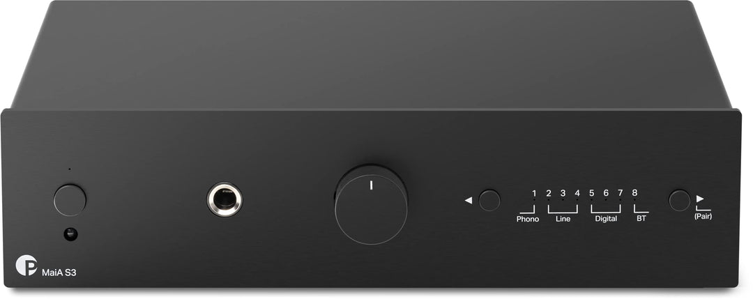 Pro-Ject MaiA S3, Kompakter und vielseitiger audiophiler Vollverstärker, aptX™ HD Bluetooth 5.0, Pho