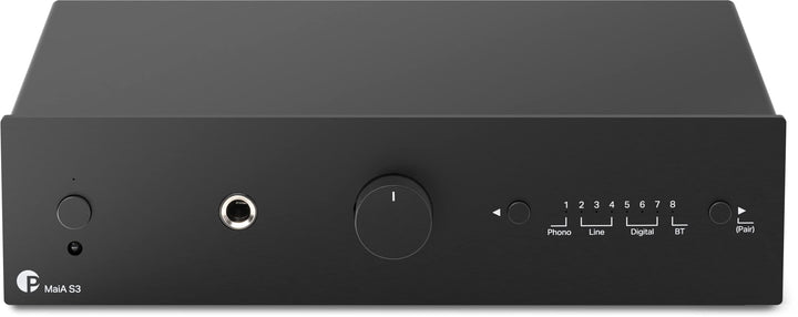 Pro-Ject MaiA S3, Kompakter und vielseitiger audiophiler Vollverstärker, aptX™ HD Bluetooth 5.0, Pho