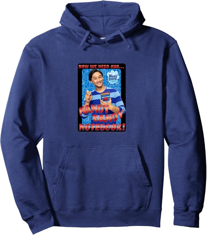 Blue's Clues & You Josh Handy Dandy Notebook Portrait Pullover Hoodie